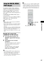 Preview for 57 page of Sony DAV-DZ230 Operating Instructions Manual