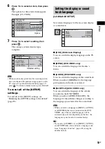 Preview for 53 page of Sony DAV-DZ270 Operating Instructions Manual