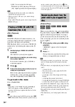 Preview for 36 page of Sony DAV-DZ290K Operating Instructions Manual