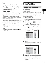 Preview for 37 page of Sony DAV-DZ290K Operating Instructions Manual