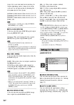 Preview for 54 page of Sony DAV-DZ290K Operating Instructions Manual