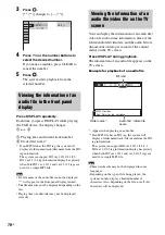 Preview for 70 page of Sony DAV-DZ290K Operating Instructions Manual