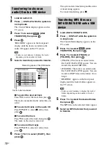 Preview for 72 page of Sony DAV-DZ290K Operating Instructions Manual