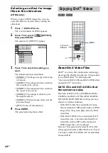 Preview for 44 page of Sony DAV-DZ300 Operating Instructions Manual