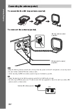 Preview for 26 page of Sony DAV-HDX587WC - Bravia Theater System Operating Instructions Manual