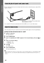 Preview for 28 page of Sony DAV-HDX587WC - Bravia Theater System Operating Instructions Manual