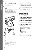 Preview for 30 page of Sony DAV-HDX587WC - Bravia Theater System Operating Instructions Manual