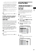 Preview for 41 page of Sony DAV-HDX587WC - Bravia Theater System Operating Instructions Manual