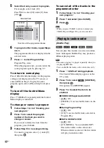 Preview for 42 page of Sony DAV-HDX587WC - Bravia Theater System Operating Instructions Manual