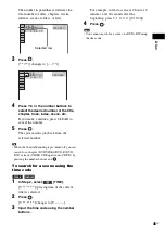 Preview for 45 page of Sony DAV-HDX587WC - Bravia Theater System Operating Instructions Manual