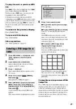 Preview for 47 page of Sony DAV-HDX587WC - Bravia Theater System Operating Instructions Manual