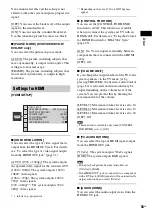 Preview for 55 page of Sony DAV-HDX587WC - Bravia Theater System Operating Instructions Manual