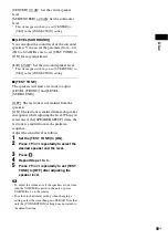 Preview for 59 page of Sony DAV-HDX587WC - Bravia Theater System Operating Instructions Manual