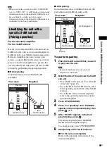 Preview for 69 page of Sony DAV-HDX587WC - Bravia Theater System Operating Instructions Manual