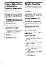 Preview for 76 page of Sony DAV-HDX587WC - Bravia Theater System Operating Instructions Manual