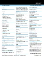 Preview for 2 page of Sony DAV-HDX587WC - Bravia Theater System Specification Sheet