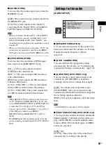 Preview for 53 page of Sony DAV-HDZ485 Operating Instructions Manual