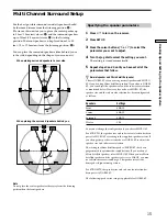 Preview for 15 page of Sony DAV-L8100 - Micro Satellite System Operating Instructions Manual