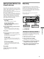 Preview for 41 page of Sony DAV-L8100 - Micro Satellite System Operating Instructions Manual