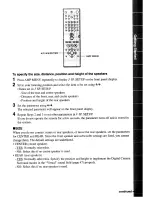 Preview for 25 page of Sony DAV-S500 - Compact Av System Operating Instructions Manual