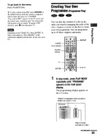 Preview for 35 page of Sony DAV-S500 - Compact Av System Operating Instructions Manual