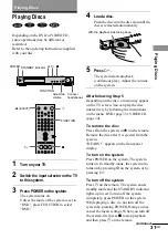 Preview for 31 page of Sony DAV-S550 Operating Instructions Manual