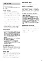 Preview for 3 page of Sony DAV-SA30 Operating Instructions Manual