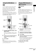 Preview for 23 page of Sony DAV-SA30 Operating Instructions Manual