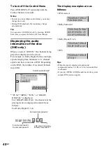 Preview for 40 page of Sony DAV-SA30 Operating Instructions Manual