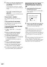 Preview for 48 page of Sony DAV-SA30 Operating Instructions Manual