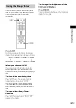 Preview for 57 page of Sony DAV-SA30 Operating Instructions Manual