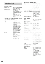 Preview for 68 page of Sony DAV-SA30 Operating Instructions Manual