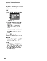 Preview for 52 page of Sony DCR-DVD650 - Hybrid Dvd Camcorder Operating Manual