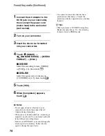 Preview for 74 page of Sony DCR-DVD650 - Hybrid Dvd Camcorder Operating Manual