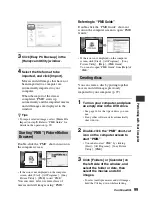 Preview for 99 page of Sony DCR-DVD650 - Hybrid Dvd Camcorder Operating Manual