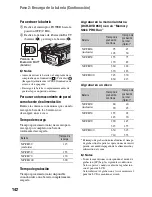 Preview for 142 page of Sony DCR-DVD650 - Hybrid Dvd Camcorder Operating Manual