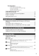 Preview for 7 page of Sony DCR DVD7 - DVD Handycam Camcorder Operating Manual