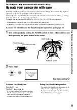 Preview for 25 page of Sony DCR DVD7 - DVD Handycam Camcorder Operating Manual