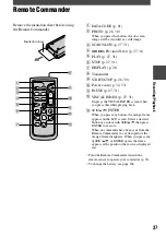 Preview for 37 page of Sony DCR DVD7 - DVD Handycam Camcorder Operating Manual