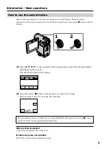 Preview for 7 page of Sony DCR-IP5/IP7BT Operating Instructions Manual