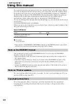 Preview for 14 page of Sony DCR-IP5/IP7BT Operating Instructions Manual