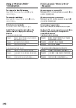 Preview for 142 page of Sony DCR-IP5E/IP7E Operating Instructions Manual