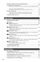 Preview for 6 page of Sony DCR-PC1000 Operating Manual