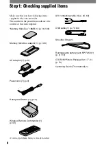 Preview for 8 page of Sony DCR-PC1000 Operating Manual