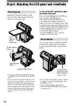 Preview for 14 page of Sony DCR-PC1000 Operating Manual