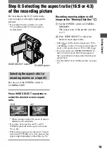 Preview for 19 page of Sony DCR-PC1000 Operating Manual