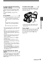 Preview for 25 page of Sony DCR-PC1000 Operating Manual