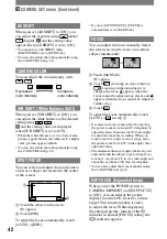 Preview for 42 page of Sony DCR-PC1000 Operating Manual