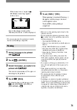 Preview for 71 page of Sony DCR-PC1000 Operating Manual