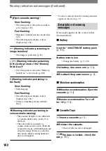 Preview for 102 page of Sony DCR-PC1000 Operating Manual